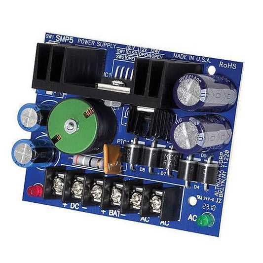 Altronix SMP5 6/12/24VDC 4A Power Supply / Charger Board