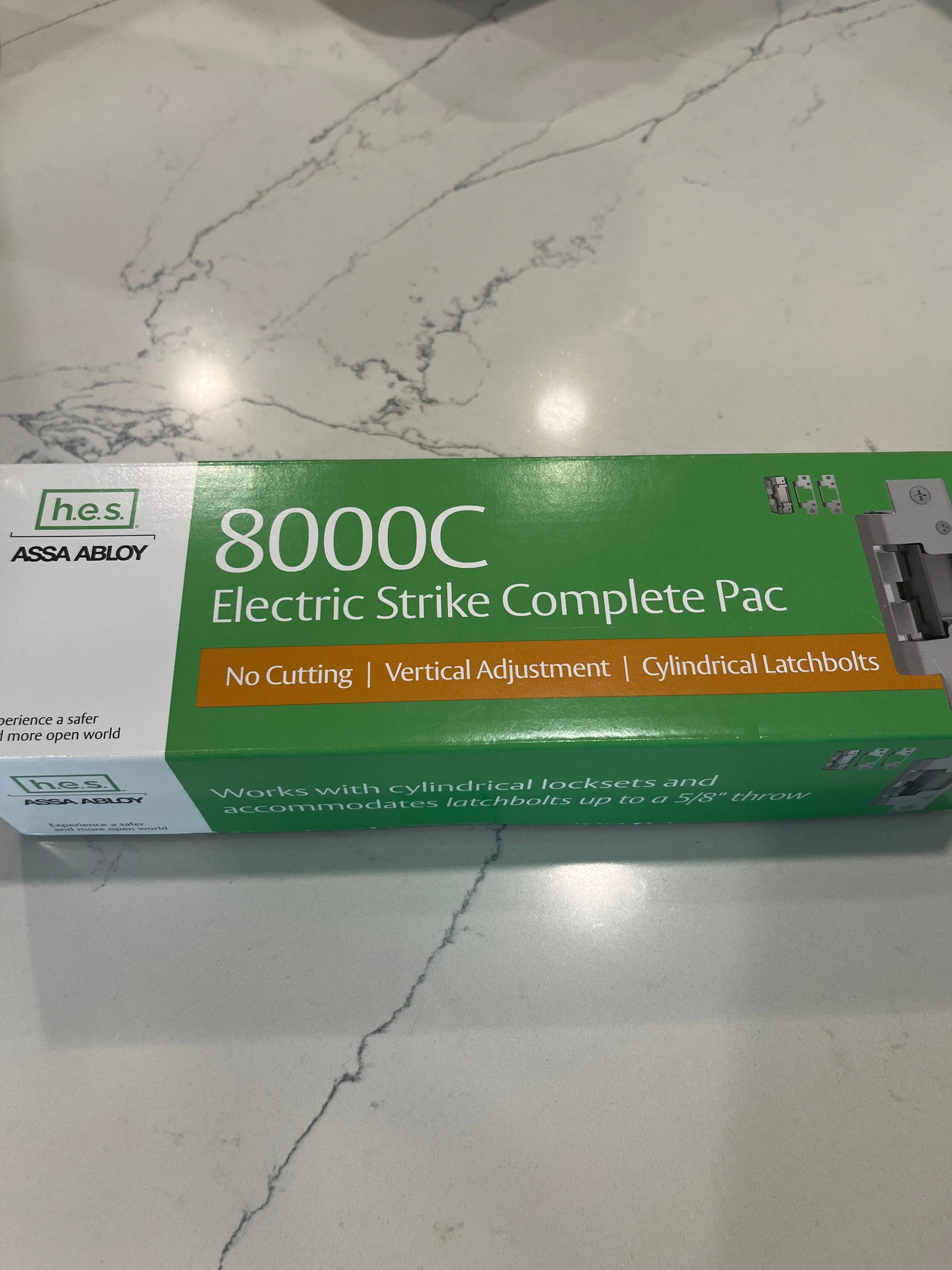 HES ASSA ABLOY 8000C No Cut Electric Strike Complete Pac ASSA ABLOY