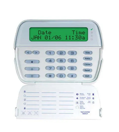 alarm system keyad