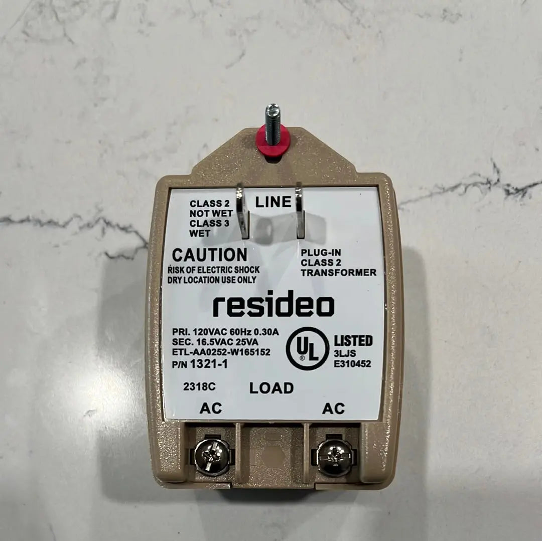 resideo AC Transformer 1321 | 120 VAC to 16.5 VAC 25VA resideo Honeywell